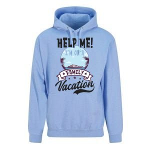 Help Me Family Vacation Design Cruise Vacation Gift Unisex Surf Hoodie