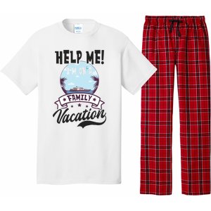 Help Me Family Vacation Design Cruise Vacation Gift Pajama Set