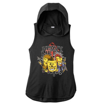 Heavy Metal Funny Chemistry Ladies PosiCharge Tri-Blend Wicking Draft Hoodie Tank