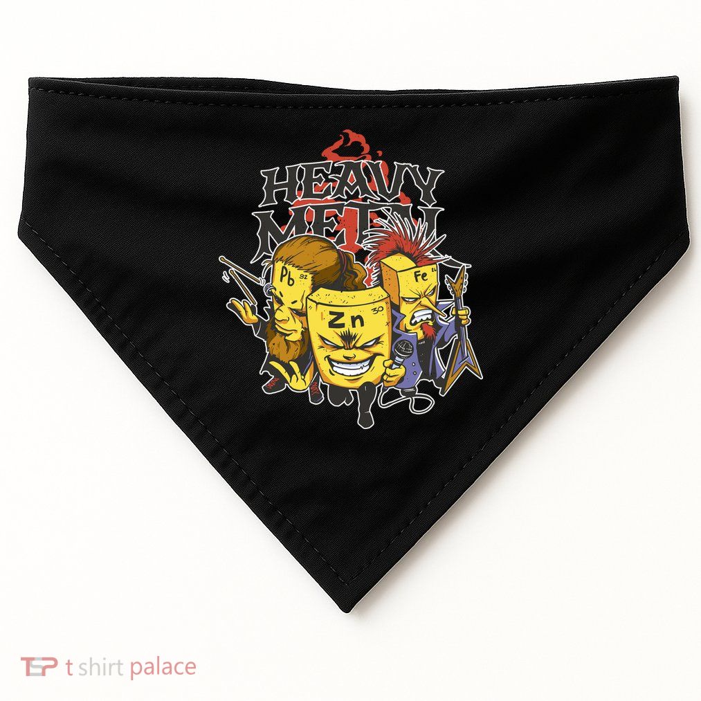 Heavy Metal Funny Chemistry USA-Made Doggie Bandana