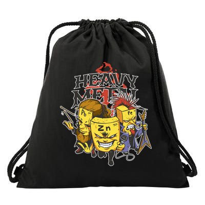 Heavy Metal Funny Chemistry Drawstring Bag