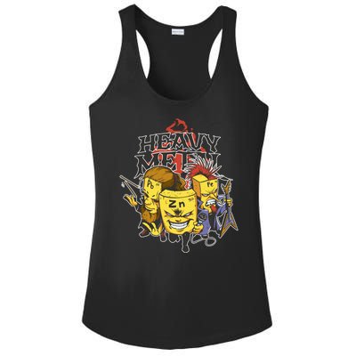 Heavy Metal Funny Chemistry Ladies PosiCharge Competitor Racerback Tank