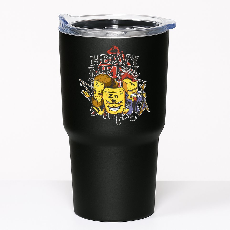 Heavy Metal Funny Chemistry Tumbler