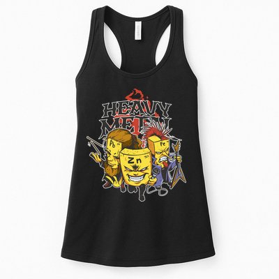 Heavy Metal Funny Chemistry Womens Tank Top