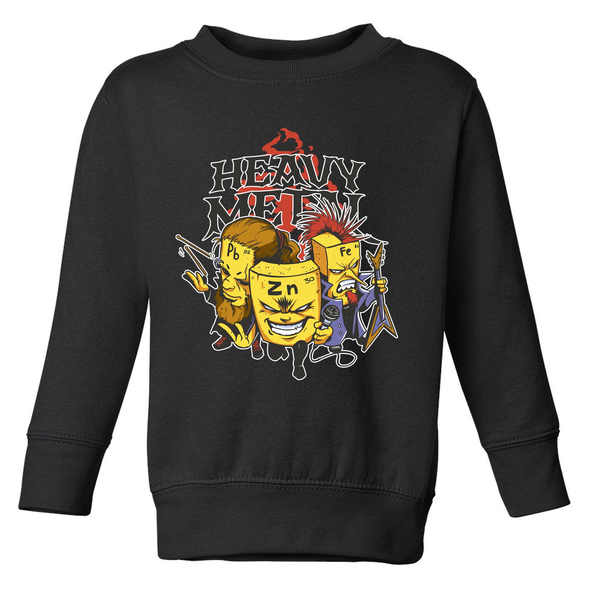 Heavy Metal Funny Chemistry Toddler Sweatshirt