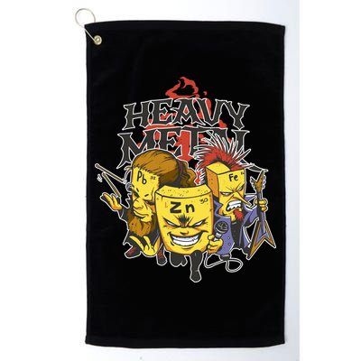 Heavy Metal Funny Chemistry Golf Towel