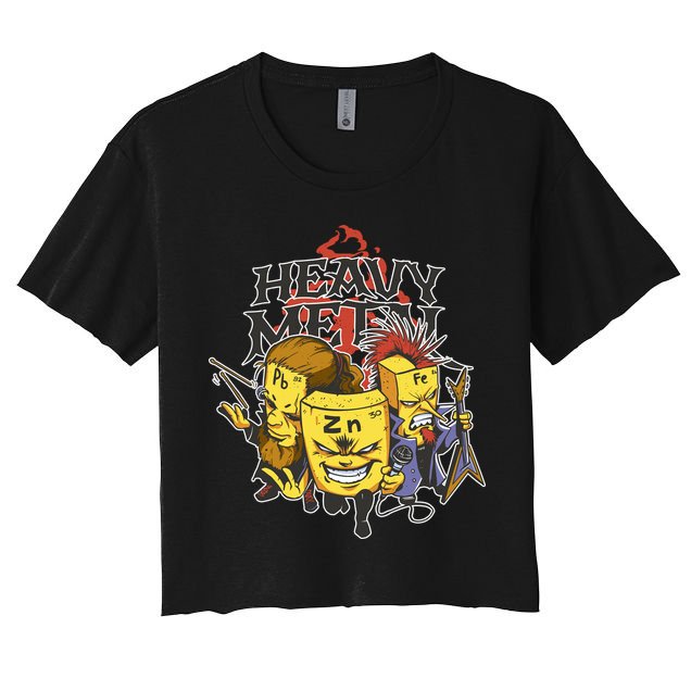 Heavy Metal Funny Chemistry Crop Top