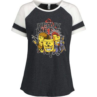 Heavy Metal Funny Chemistry Enza Ladies Jersey Colorblock Tee