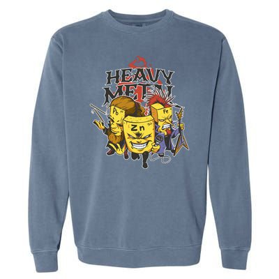 Heavy Metal Funny Chemistry Garment-Dyed Sweatshirt