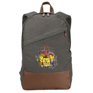 Heavy Metal Funny Chemistry Cotton Canvas Backpack