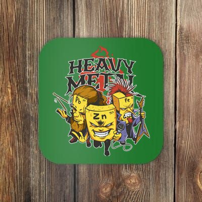 Heavy Metal Funny Chemistry Coaster