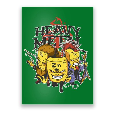 Heavy Metal Funny Chemistry Poster