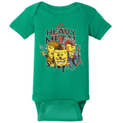 Heavy Metal Funny Chemistry Baby Bodysuit