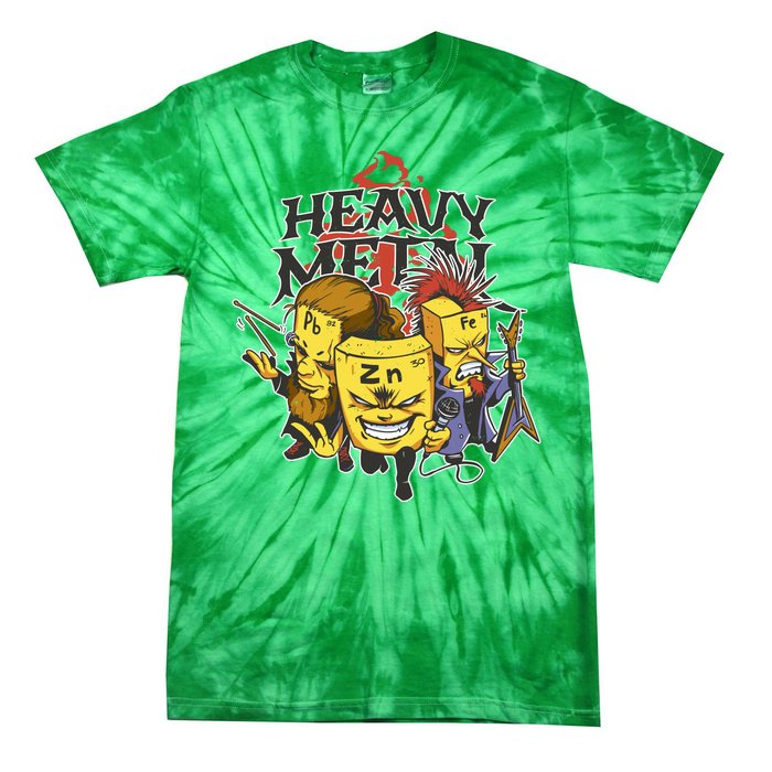 Heavy Metal Funny Chemistry Tie-Dye T-Shirt