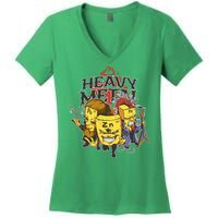 Heavy Metal Funny Chemistry Women's V-Neck T-Shirt