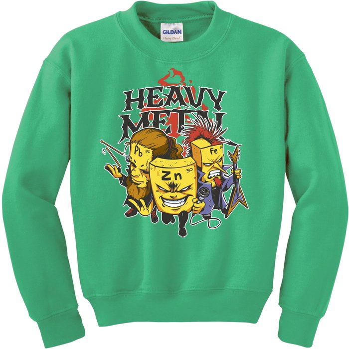 Heavy Metal Funny Chemistry Kids Sweatshirt