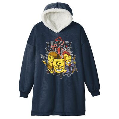 Heavy Metal Funny Chemistry Hooded Wearable Blanket