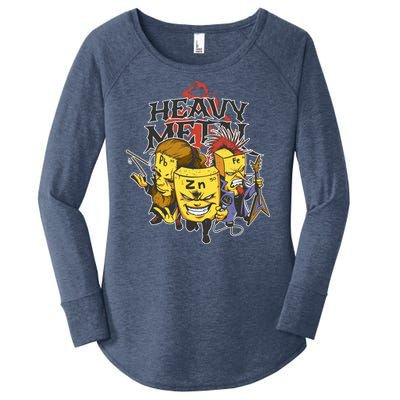 Heavy Metal Funny Chemistry Women's Perfect Tri Tunic Long Sleeve Shirt