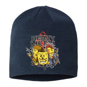 Heavy Metal Funny Chemistry Sustainable Beanie