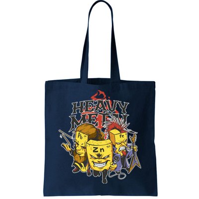 Heavy Metal Funny Chemistry Tote Bag