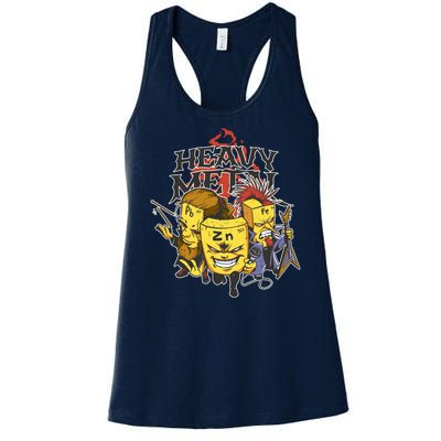 Heavy Metal Funny Chemistry Women's Racerback Tank