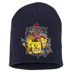 Heavy Metal Funny Chemistry Short Acrylic Beanie