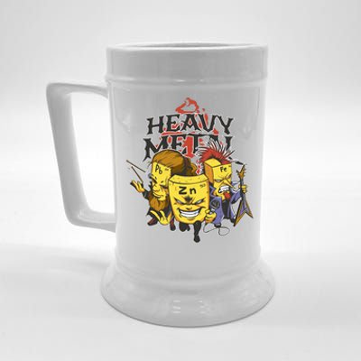 Heavy Metal Funny Chemistry Beer Stein