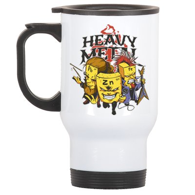 Heavy Metal Funny Chemistry Stainless Steel Travel Mug