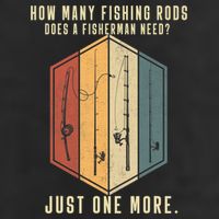How Many Fishing Rods Does A Fisherman Need Fishing Dad Papa Golf Towel