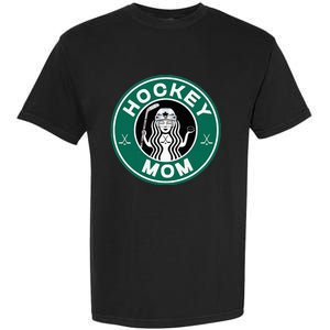 Hockey Mom For Women Mother Of Hockey Player Garment-Dyed Heavyweight T-Shirt