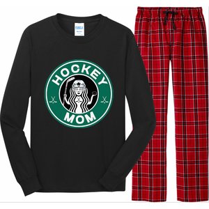 Hockey Mom For Women Mother Of Hockey Player Long Sleeve Pajama Set