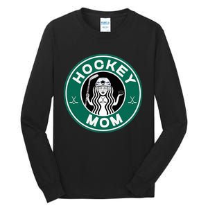 Hockey Mom For Women Mother Of Hockey Player Tall Long Sleeve T-Shirt