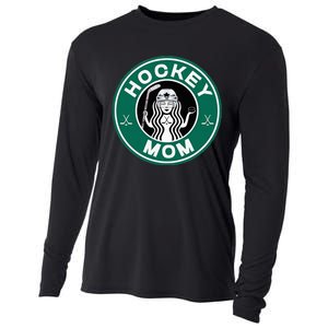 Hockey Mom For Women Mother Of Hockey Player Cooling Performance Long Sleeve Crew