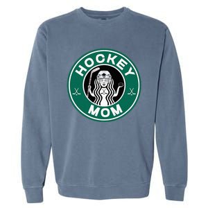 Hockey Mom For Women Mother Of Hockey Player Garment-Dyed Sweatshirt