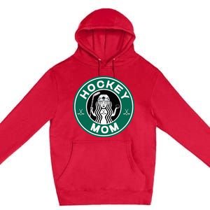 Hockey Mom For Women Mother Of Hockey Player Premium Pullover Hoodie