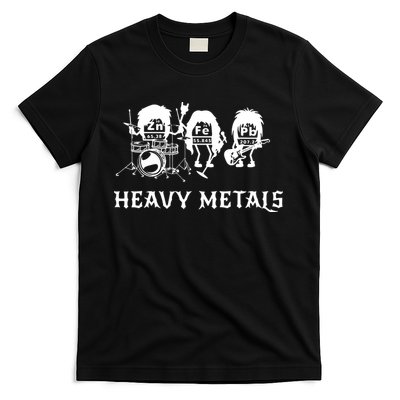 Heavy Metals Funny Chemistry Periodic Table Joke T-Shirt