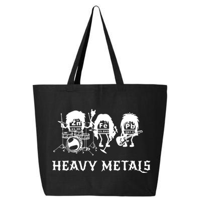 Heavy Metals Funny Chemistry Periodic Table Joke 25L Jumbo Tote