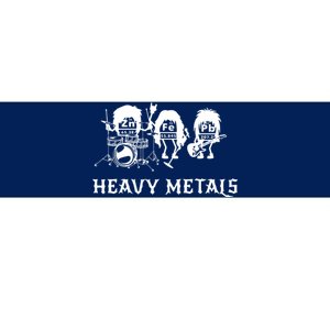 Heavy Metals Funny Chemistry Periodic Table Joke Bumper Sticker