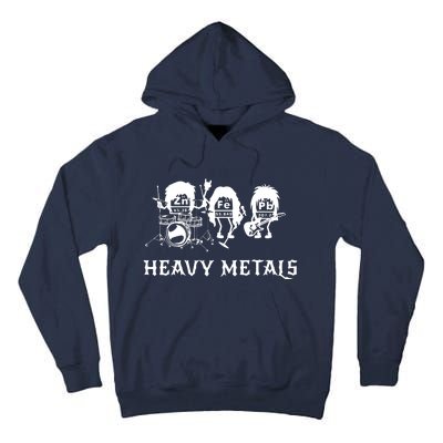 Heavy Metals Funny Chemistry Periodic Table Joke Tall Hoodie