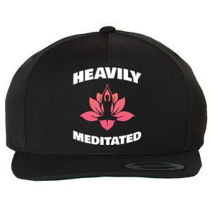 Heavily Meditated For Recovery Narcotics Fan Gift Wool Snapback Cap