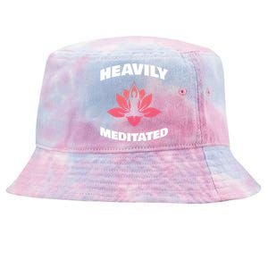 Heavily Meditated For Recovery Narcotics Fan Gift Tie-Dyed Bucket Hat