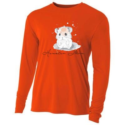 Hamster Mom For Hamster Lovers Great Gift Cooling Performance Long Sleeve Crew