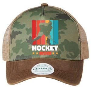 Hockey Mom For Hockey Great Gift Legacy Tie Dye Trucker Hat