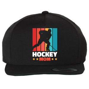 Hockey Mom For Hockey Great Gift Wool Snapback Cap