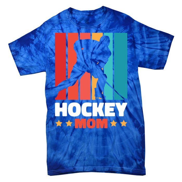 Hockey Mom For Hockey Great Gift Tie-Dye T-Shirt