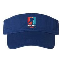 Hockey Mom For Hockey Great Gift Valucap Bio-Washed Visor