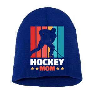 Hockey Mom For Hockey Great Gift Short Acrylic Beanie