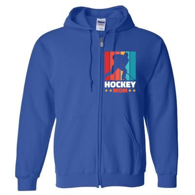 Hockey Mom For Hockey Great Gift Full Zip Hoodie