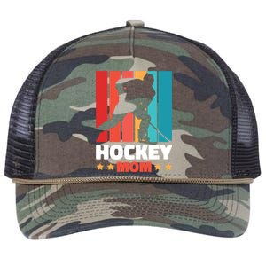 Hockey Mom For Hockey Great Gift Retro Rope Trucker Hat Cap