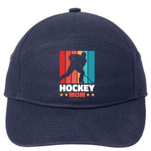 Hockey Mom For Hockey Great Gift 7-Panel Snapback Hat